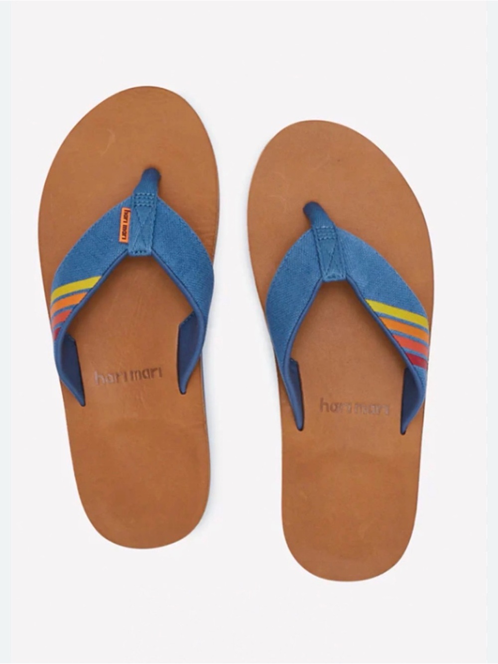 HARI MARI MEN'S DEL MAR FLIP FLOPS in Harbor size 11
